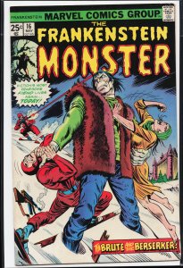 The Frankenstein Monster #16 (1975) Frankenstein Monster