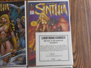 SINTHIA # 1 SIGNED & NUMBERED W/C.O.A. WOW!!! + #2,#2 & DEMON SLAYER #2