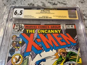 Uncanny X-Men # 119 CGC Graded 6.5 Marvel Comic Book SIGNED John Byrne JSA JH25
