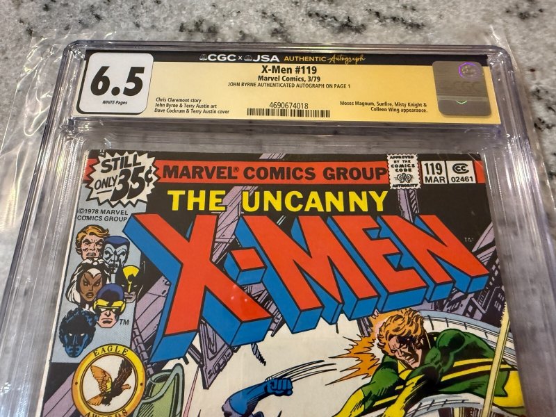 Uncanny X-Men # 119 CGC Graded 6.5 Marvel Comic Book SIGNED John Byrne JSA JH25