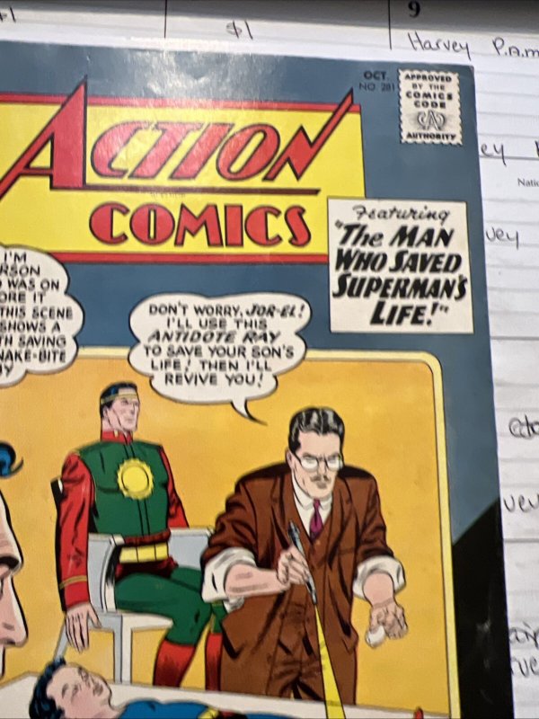 Action Comics #281 1961 DC Comics Silver Age Superman