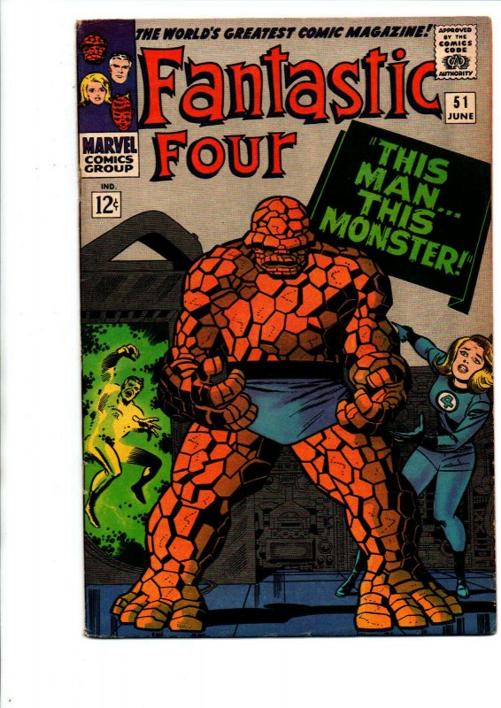 Fantastic Four #51 - 1st Negative Zone - 1966 - Fine/Very Fine