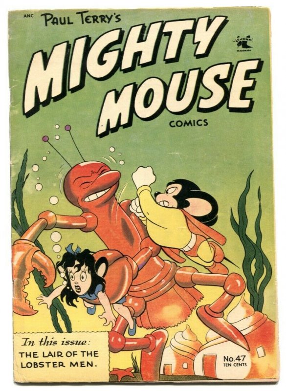 Mighty Mouse #47 1953- Lobster Men FN-
