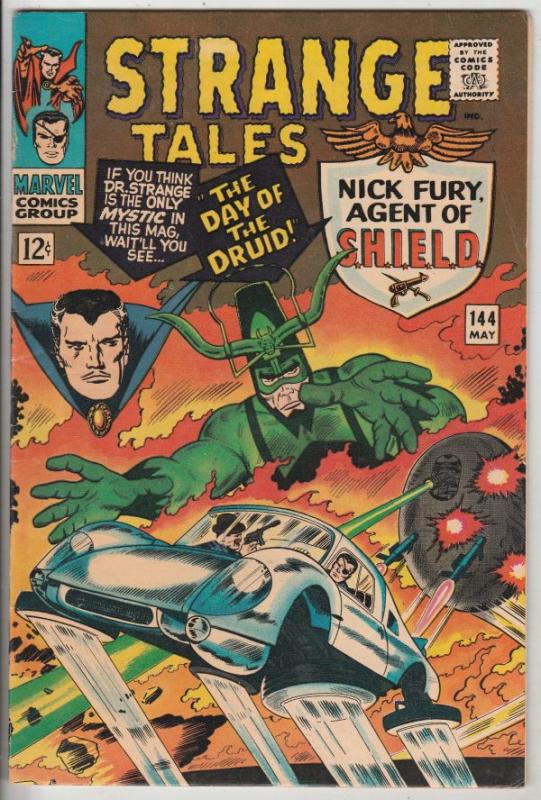 Strange Tales #144 (May-66) VF/NM High-Grade Nick Fury, S.H.I.E.L.D., Dr. Str...