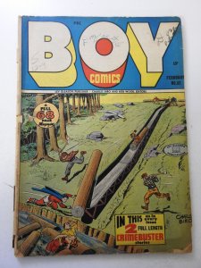 Boy Comics #32 FR/GD Condition cover detached, manufactured w/ 1 staple, ink fc