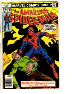 Amazing Spider-Man # 176 FN Marvel Comic Book Goblin Vulture Avengers CR56B