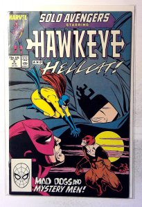 Solo Avengers (Hawkeye) #9 (1988) Marvel Comics Hellcat 1st Print Comic Book