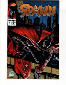 Spawn #5  (1992) Todd McFarlane Early Appearance of Spawn / ID#305