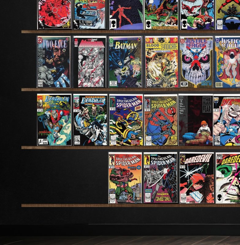 Huge Lot 150+ Comics with Daredevil, D.P.7, The Spectacular Spider-Man & More!