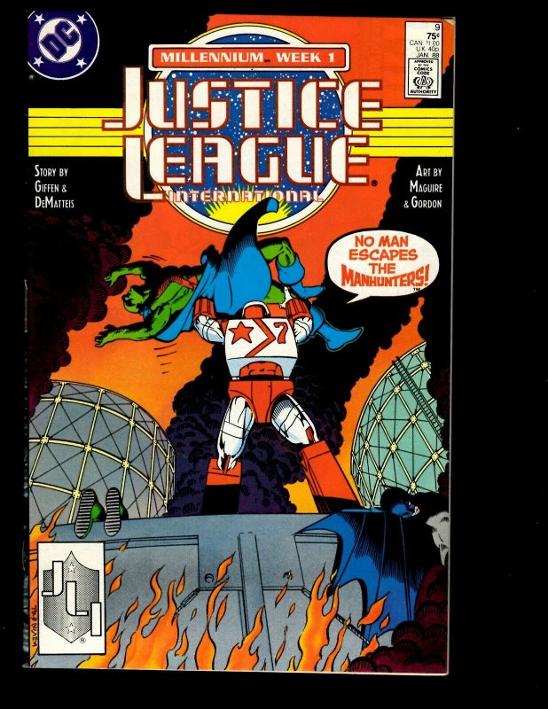 12 Justice League DC Comics #1 2 3 4 5 6 International #7 8 9 10 11 12 J403