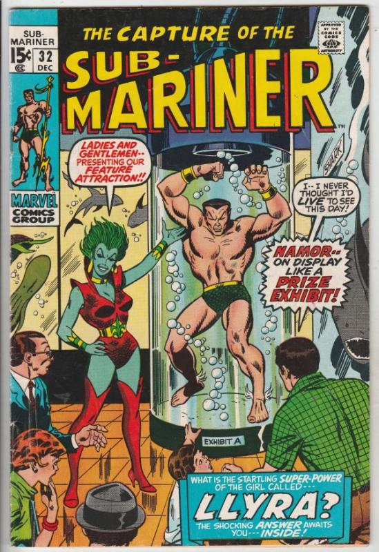 Sub-Mariner #32 (Dec-70) FN Mid-Grade Sub-Mariner (Prince Namor)