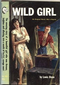 WILD GIRL #323-1952-HARDBOILED PULP THRILLS-SPICY COVER ART-RUDOLPH BELARSKI