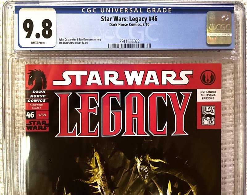 ?~DARK HORSE~STAR WARS:LEGACY #46~?~JAN DUURSEMA~MONSTER COVER~?~CGC 9.8~?