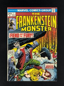 The Frankenstein Monster #7 (1973) FN Dracula Cameo