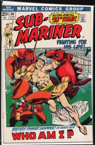 Sub-Mariner #50 (1972) Namor the Sub-Mariner [Key Issue]