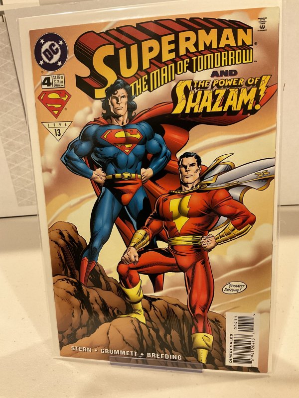 Superman: The Man of Tomorrow #4 1996 9.0 (our highest grade)  Shazam!