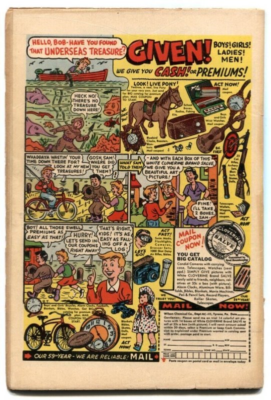 Comic Cavalcade #63 1954- RARE LAST ISSUE g/vg