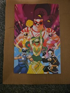 POWER RANGERS INFINITY #1 1:10 PAULINA GANUCHEAU RATIO VARIANT! NM