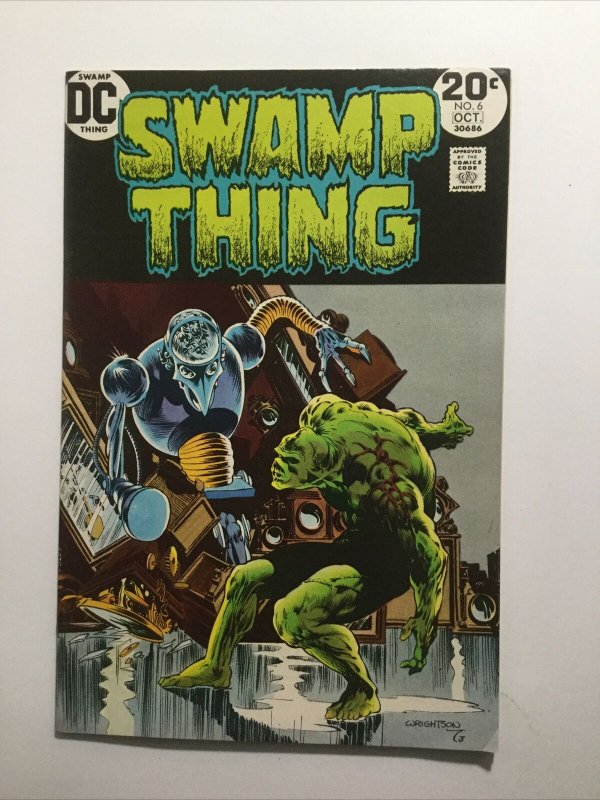 Swamp Thing 6 Very Fine Vf 8.0 Dc Comics