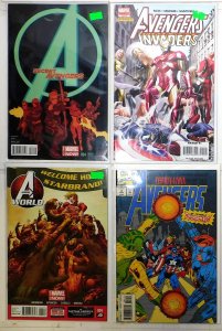 Avengers Lot 4 #World 4, Secret 4, Terminatrix 3, /Invaders 2 1993 Marvel Comics