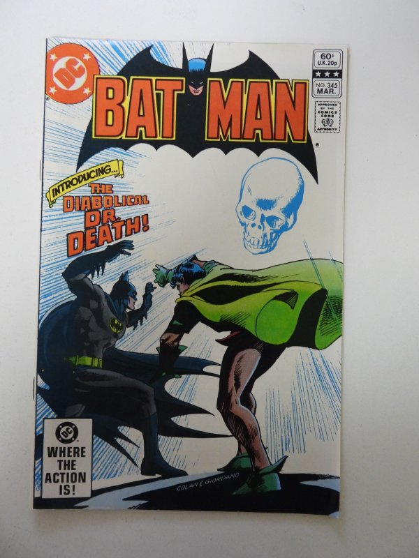 Batman #345 (1982) FN/VF condition