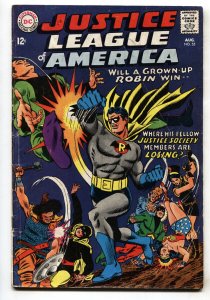 JUSTICE LEAGUE OF AMERICA #55--1st Golden-Age Robin--DC--COMIC BOOK