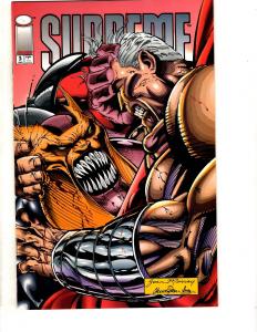 Lot Of 11 Supreme Image Comic Books # 1 2 3 (2) 4 5 6 7 8 9 10 Rob Liefeld CR30