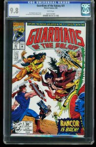 GUARDIANS OF THE GALAXY #21 1992-CGC GRADED 9.8 WHITE PAGES 0207737004 