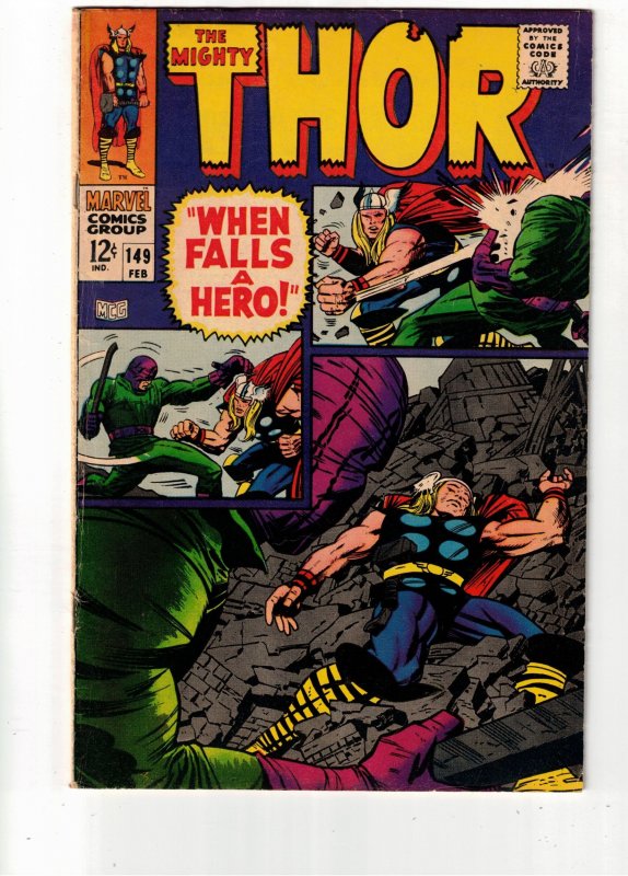 Thor #149 (1968) FN/VF Mid-High-Grade! Origin The Inhumans! Kirby art! Wow!