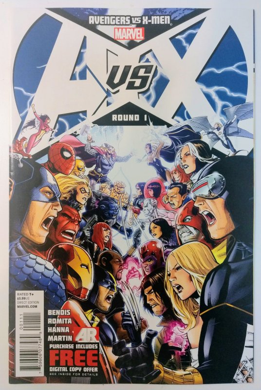 Avengers Vs. X-Men #1 (9.2, 2012) 2ND APP OF NOVA, SAM ALEXANDER