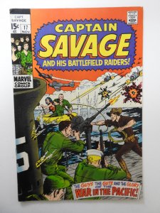 Captain Savage #17 (1969) FN/VF Condition!