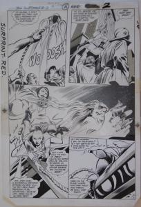 GENE COLAN / BOB McLEOD original art, JEMM SON of SATURN #12 pg 2,10x16, 1985