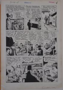 JOHN CELARDO original art, EXCITING WAR #5, pgs 1 2 3 4 5 6 7, 14x20, 1952,7 pgs