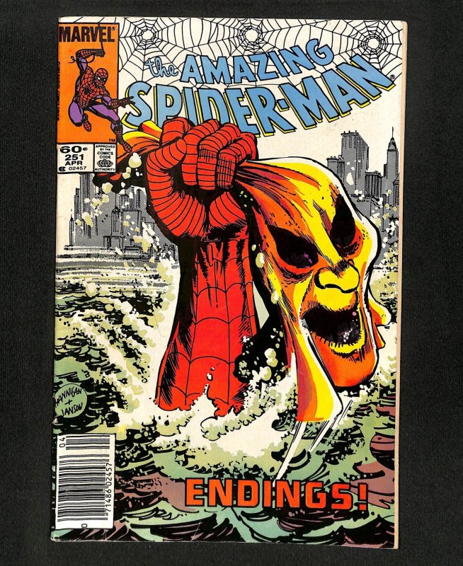 Amazing Spider-Man #251 Newsstand Variant Hobgoblin Endings!