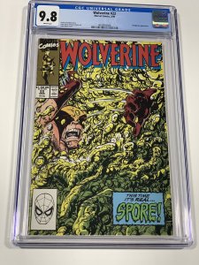 Wolverine 22 cgc 9.8 wp marvel 1990