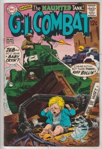 G.I. Combat #134 (Mar-69) FN+ Mid-High-Grade The Haunted Tank