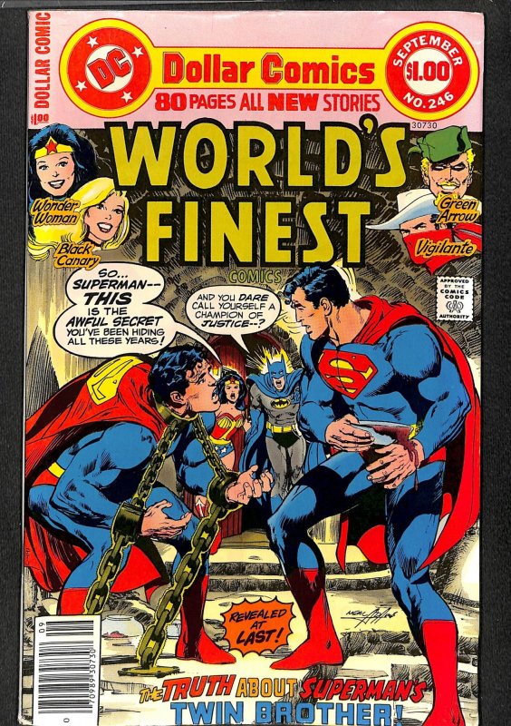 World's Finest Comics #246 FN 6.0 Superman!  Batman! Neal Adams!