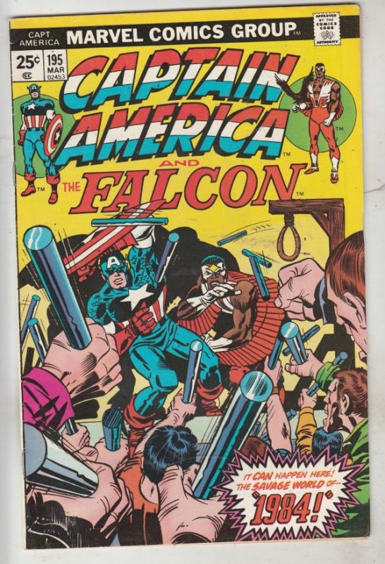 Captain America #195 (Mar-76) VF/NM High-Grade Captain America