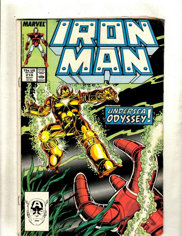 12 Iron Man Marvel Comics #218 234 237 239 240 243 249 259 263 266 268 269 J369