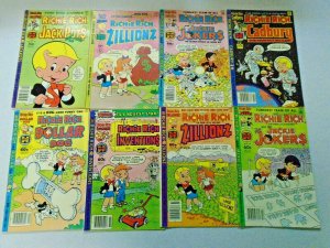 Richie Rich Harvey Comic Lot 50¢-60¢ Covers 33 Different Average 5.0