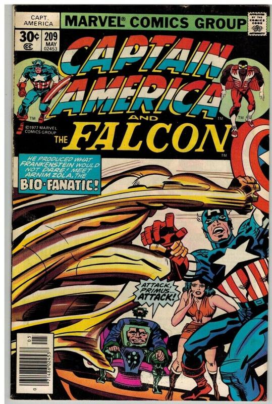 CAPTAIN AMERICA 209 VG May 1977