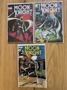 Marvel Moon Knight Special Edition #1 2 3 Complete -Sienkiewicz Series 1983 VFNM
