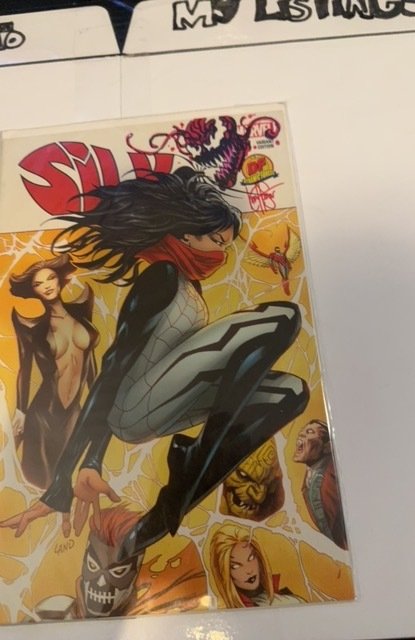 SILK #1 - DYNAMIC FORCES VARIANT SIGNED AND REMARKED BY KEN HAESER