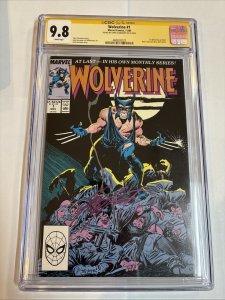 Wolverine (1988) # 1 (CGC 9.8 SS) Signed Chris Claremont * Marvel Comics