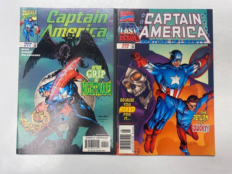 5 Captain America MARVEL comic books #8 9 11 12 14 67 KM15