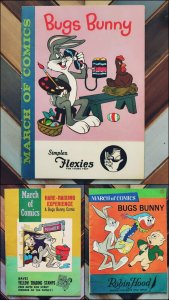 Set of 3 MARCH OF COMICS: All BUGS BUNNY Silver Age (1960-1968 K.K./Western)