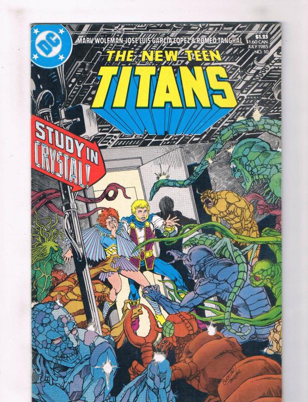 The New Teen Titans #10 NM DC Comics Comic Book July 1985 DE30