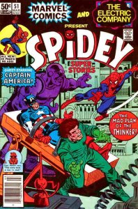 Spidey Super Stories #51 (Newsstand) VG ; Marvel | low grade comic Spider-Man Ca