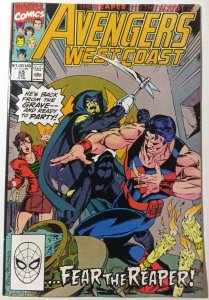 Avengers West Coast #65 (1990) 1¢ Auction Event! No Resv! See More!!!
