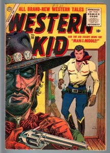 WESTERN KID #10-1956-ATLAS-JOE MANEELY-SILVER AGE WESTERN-VG VG